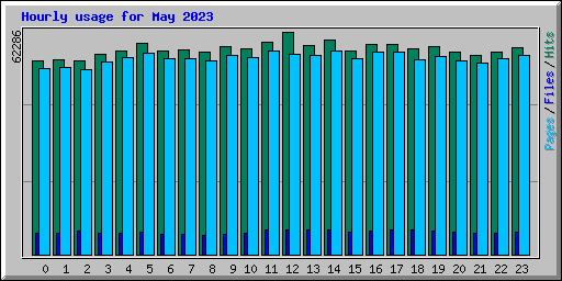 Hourly usage for May 2023